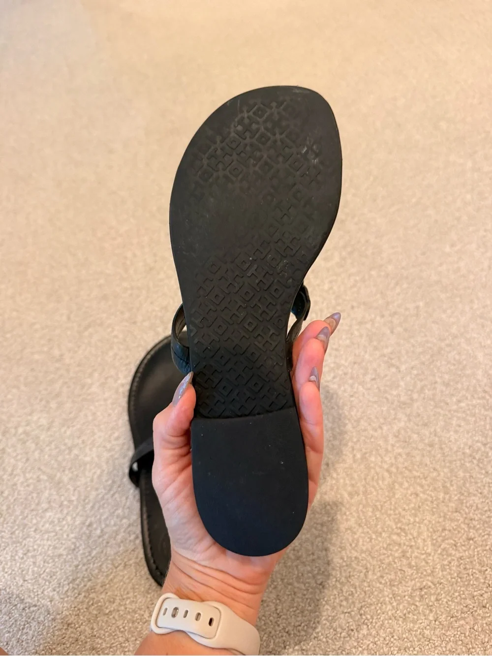 Tory Burch Miller Sandal black size 9